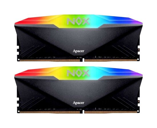  ОЗУ Apacer AH4U16G36C25YNBAA-2 DDR4 DIMM 3600-18 1024x8 16GB 1.35V OC NOX RGB AURA2 w/HS RP-K2 