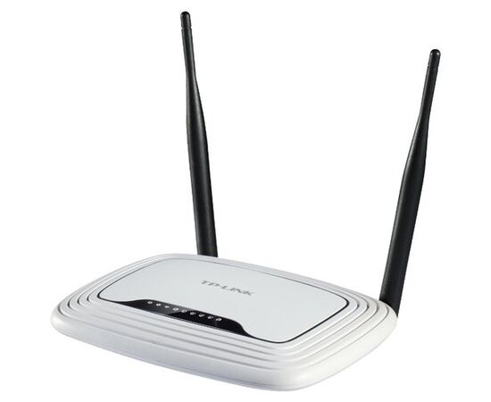  TP-LINK TL-WR841N, Wi-Fi Роутер, 300Mbps, Atheros, 2T2R, 2.4GHz, 802.11n/g/b, 4-port Switch, 2 несъёмные антенны 5 dBi 