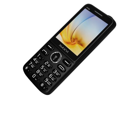  Мобильный телефон Maxvi K15n черный 