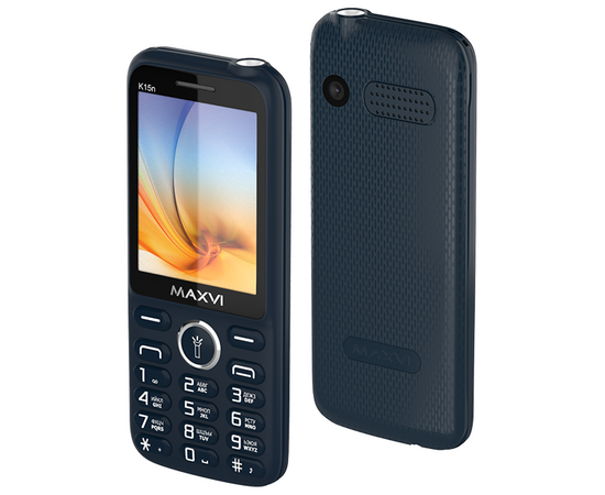  Мобильный телефон Maxvi K15n синий 