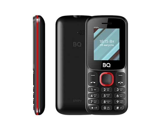  Мобильный телефон BQ 1848 Step+ Black+Red 