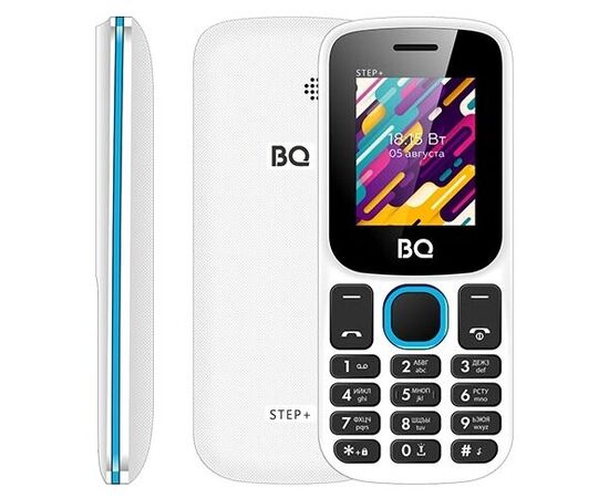  Мобильный телефон BQ 1848 Step+ White+Blue 