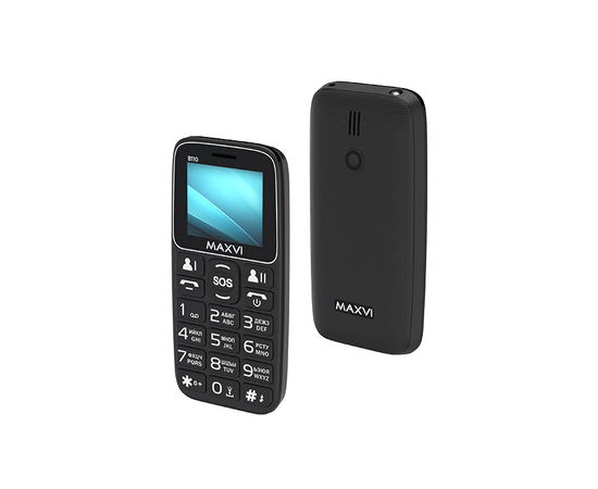  Мобильный телефон Maxvi B110 черный 