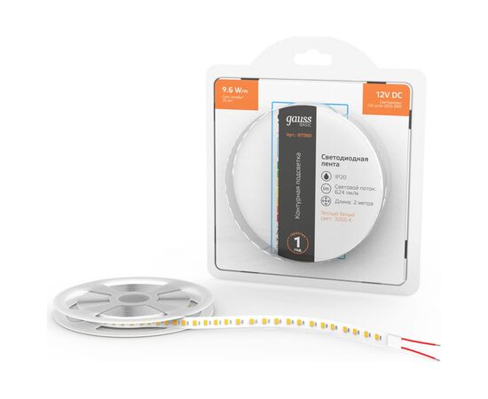  Лента светодиодная Gauss Basic BT060 2м 