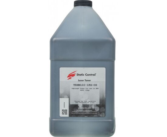  Тонер Static Control TRHM102-1KG-OS черный флакон 1000гр для принтера HP LJ M104/M132 