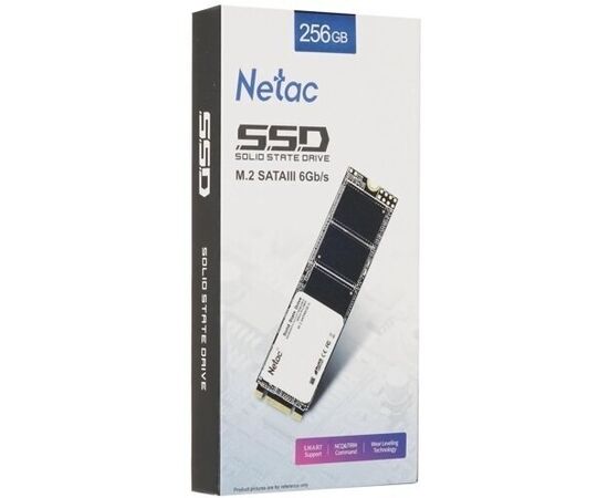  Внутренний SSD  Netac  256GB  N535N, SATA-III, R/W - 540/490 MB/s, (M.2), 2280, 3D NAND 