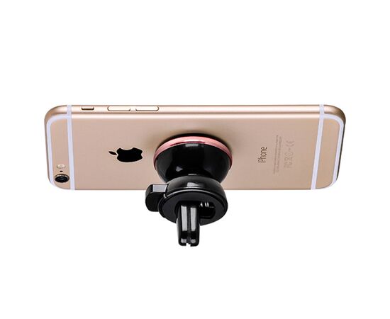  Автомобильный держатель HOCO CA3 Outlet, магнитный, на воздуховод, черный+желтый 