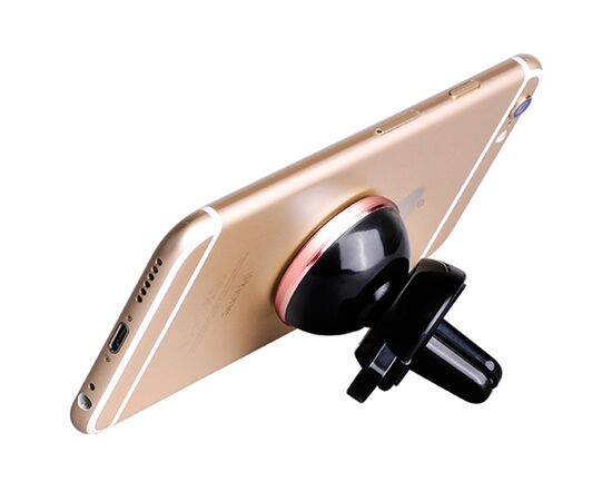  Автомобильный держатель HOCO CA3 Outlet, магнитный, на воздуховод, черный+желтый 