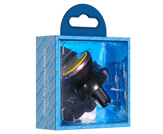  Автомобильный держатель HOCO CA3 Outlet, магнитный, на воздуховод, черный+желтый 