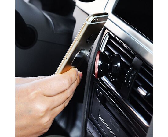  Автомобильный держатель HOCO CA3 Outlet, магнитный, на воздуховод, черный+серый 