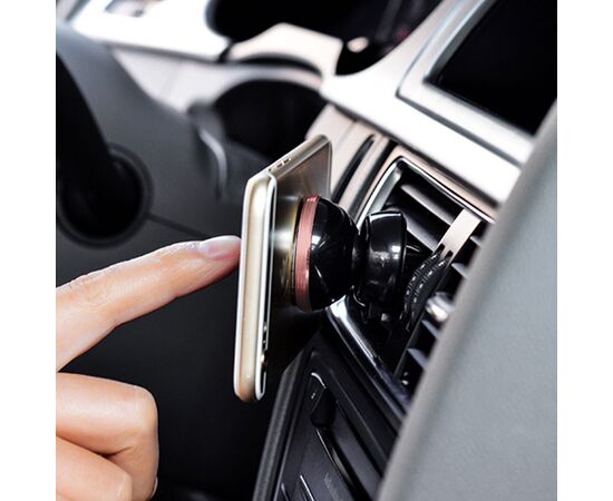  Автомобильный держатель HOCO CA3 Outlet, магнитный, на воздуховод, черный+серый 