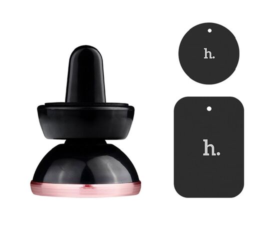  Автомобильный держатель HOCO CA3 Outlet, магнитный, на воздуховод, черный+серый 