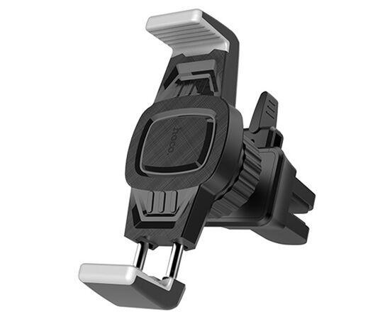  Автомобильный держатель HOCO CA38 Platinum, зажимной, на воздуховод, черный+серый 