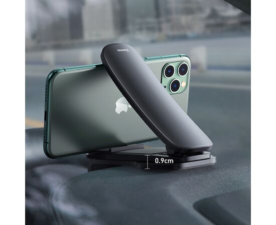  Автомобильный держатель BASEUS Big Mouth Pro, зажимной, на приборную панель, черный 