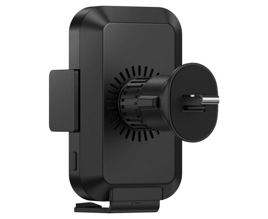  Автомобильный держатель BASEUS Halo Electric, зажимной с беспроводной зарядкой, 15W, на воздуховод, черный 