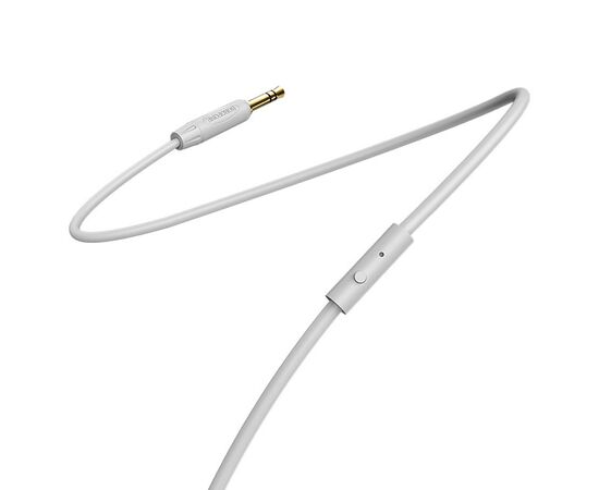  Аудиокабель BOROFONE BL5 AUX с микрофоном Jack 3.5 (m) - Jack 3,5 (m), 1 м, серый 