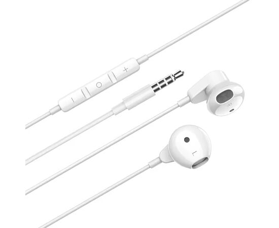  Проводные наушники  ME518-T, Jack 3.5mm, белый 