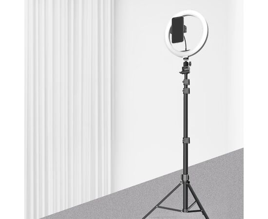  Кольцо-лампа для селфи JMARY FM-536A, USB, черный 