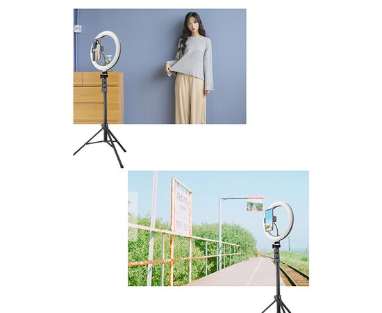  Кольцо-лампа для селфи JMARY FM-536A, USB, черный 