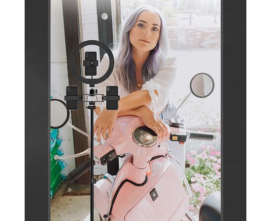  Кольцо-лампа для селфи JMARY FM-536A, USB, черный 