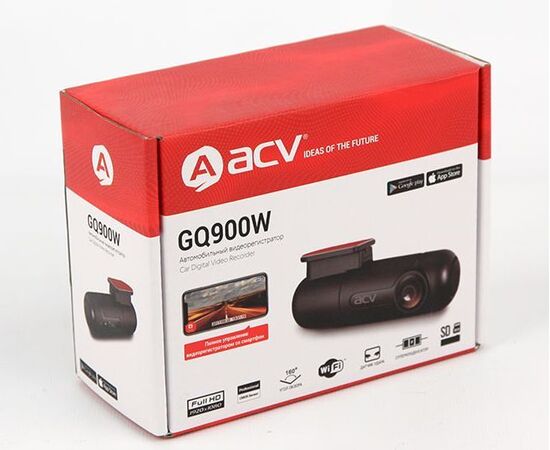  Видеорегистратор ACV GQ900W черный 