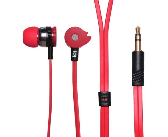  Наушники Oklick HP-S-210 1.2м красный 
