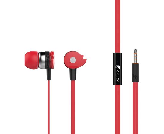  Наушники Oklick HP-S-210 1.2м красный 