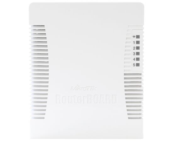  MIKROTIK RB/951Ui-2HnD Беспроводной маршрутизатор, 2,4 ГГц, 802.11 b/g/n, MIMO 2x2, 1000 mW, две антенны по 2.5dBi. AR9344 600MHz, 128 MB ОЗУ. 5 х 10/100 (RB951Ui-2HnD_RB 951Ui-2HnD) 