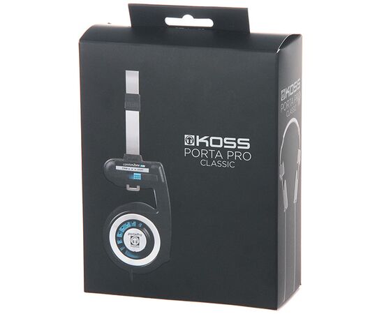  Наушники Koss Porta Pro Classic, складная конструкция, металлическое оголовье, 3.5 mm mini jack, кабель: 1,2 м 