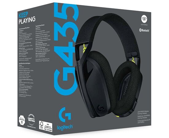  Гарнитура Logitech G435 (981-001053) Black 