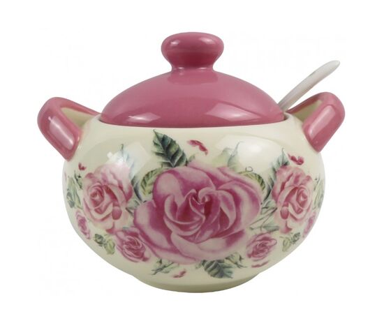  Горшочек для сыпучих продуктов с ложкой BACKMAN BM-0625-02 380мл 