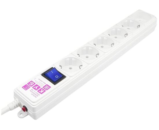  Сетевой фильтр Power Cube Pro (SPG6-А2) 5 метров, 6 розеток, белый 