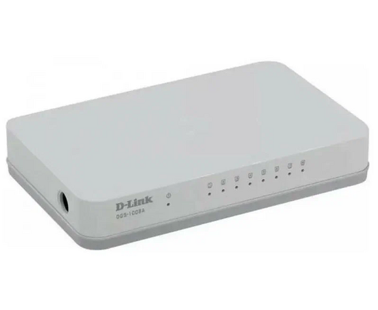  Коммутатор D-Link (DGS-1008A/F1A) 8G неуправляемый 