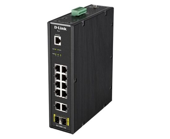  Коммутатор D-Link (DIS-200G-12S/A1A) 10G 2SFP управляемый 
