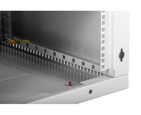  Шкаф настенный ЦМО разобрный (ШРН-Э-6.500.1) 6U 600x520мм пер.дв.стал.лист несъемные бок.пан. серый 