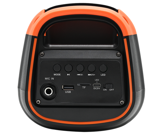  BT колонка  с  динамической подсветкой VS 204-01 LED, FM, MP3 USB/TF, JACK, TWS, 10 Вт, черная 