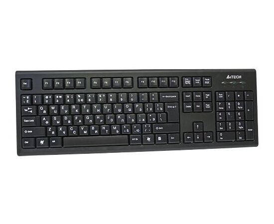  Клавиатура A4Tech KR-85 Black, USB, X-slim 