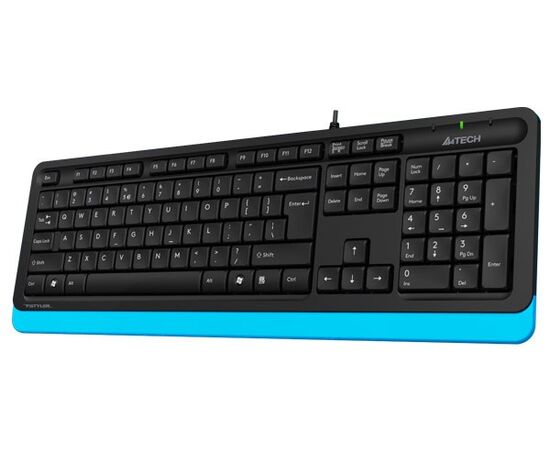 Клавиатура A4Tech Fstyler FK10 черный/синий USB Multimedia 