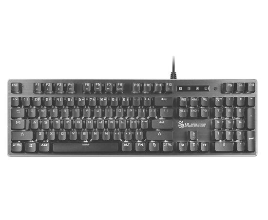  Клавиатура A4Tech Bloody B760 механическая серый USB for gamer LED (B760 GREY (BLACK SWITCH)) 