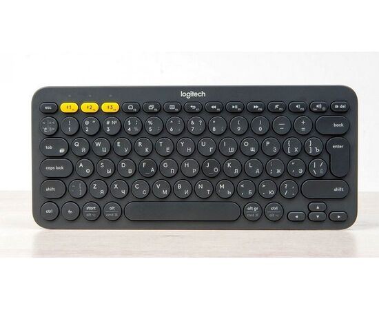  Клавиатура Logitech  K380 темно-серый беспроводная (920-007584) 