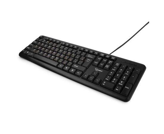  Клавиатура Gembird KB-8320U-BL Black, USB, 104 клавиши 
