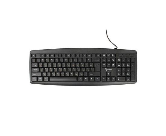  Клавиатура Gembird KB-8351U-BL Black, USB,104 клавиш 