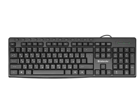  Клавиатура DEFENDER Action HB-719  Classic, USB, черный 