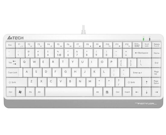  Клавиатура A4Tech Fstyler FBK11 белый/серый USB беспроводная BT/Radio slim 