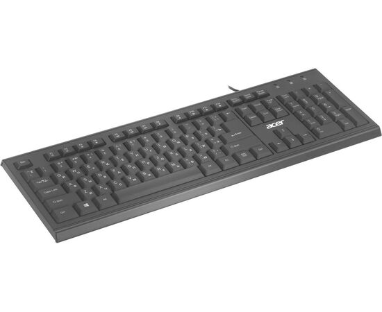  Клавиатура Acer OKW120 черный USB (ZL.KBDEE.006) 