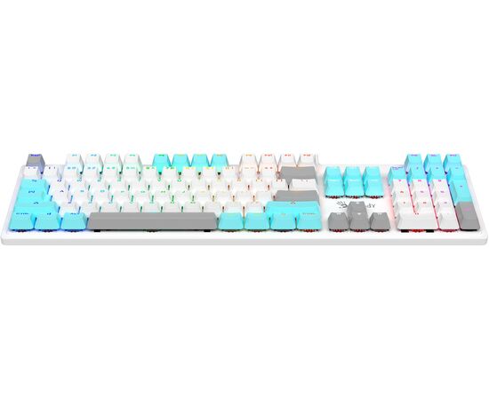  Клавиатура A4Tech Bloody S510N белый USB for gamer LED (S510N (Icy White )) 
