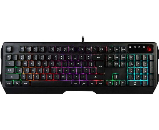  Клавиатура A4Tech Bloody B135N черный USB Multimedia for gamer LED 