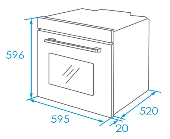  Электрический духовой шкаф AKPO PEA 7009SED03 IX 