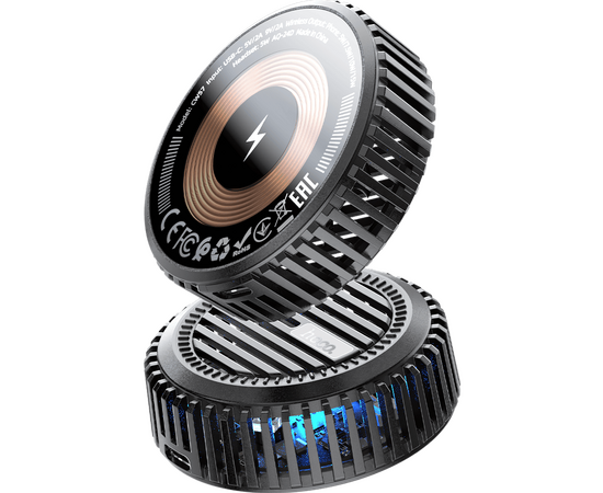  Беспроводное ЗУ HOCO CW57 Air-cooled 15W magnetic wireless fast charger (черный) 