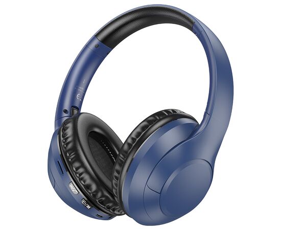  Bluetooth-наушники полноразмерные Bluetooth 5.3 200mah Borofone BO23 Glamour (Blue) 